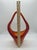 Mid-Century Modern Vintage Mid-Century Italian Style Blown Art Glass Loop Basket Vase For Sale - Image 3 of 3