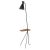 Not Yet Made - Made To Order Cone Floor Lamp with Table Black Noir by Warm Nordic For Sale - Image 5 of 5