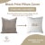 Not Yet Made - Made To Order Fabdivine Modern Boho Block Print Pillow Cushion Cover 14x36 Inch- Gul Mohar For Sale - Image 5 of 5