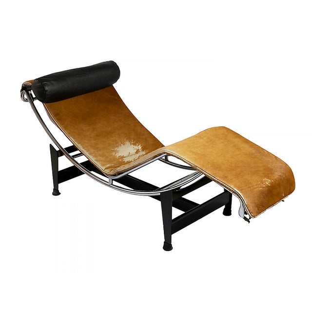 Mid-Century Modern Lc4 Chaise Longue by Le Corbusier for Cassina, 1970s For Sale - Image 3 of 9