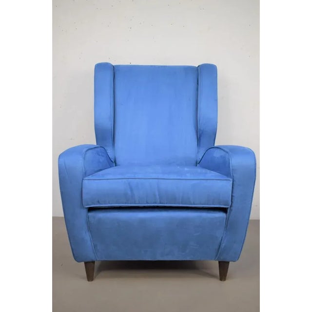 Wood Set of Armchairs in the Style of Melchiorre Bega, Italy, 1950s For Sale - Image 7 of 13