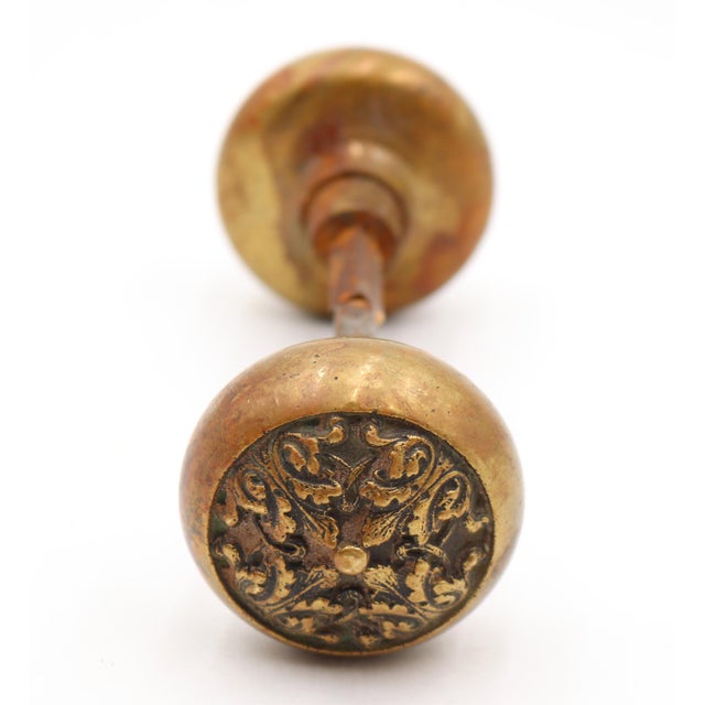 Pair of 1900s German Renaissance Reading Mantua Door Knobs For Sale - Image 4 of 5