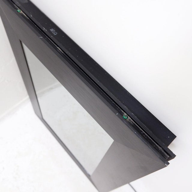 Infinity Mirror with Black Metal Frame, Italy, 2010s For Sale - Image 6 of 16