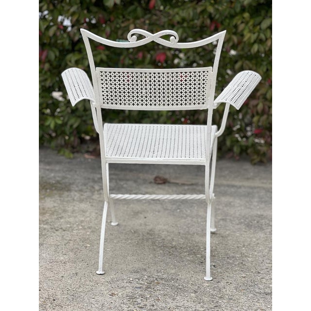 Maison Jansen Wrought Iron Garden Set from Maison Jansen, 1960s, Set of 5 For Sale - Image 4 of 18