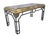 Brass Forged Iron Console Table For Sale In Tampa - Image 6 of 9