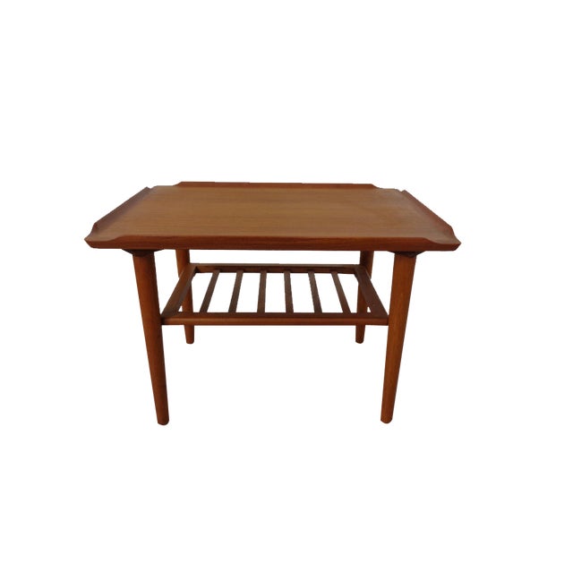 Teak Coffee Table by Holger Georg Jensen for Kubus, Denmark, 1960s For Sale