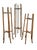 McGuire 1970's McGuire Bamboo and Rawhide Leather-Wrapped Planter Stands - Set of 3 For Sale - Image 4 of 6