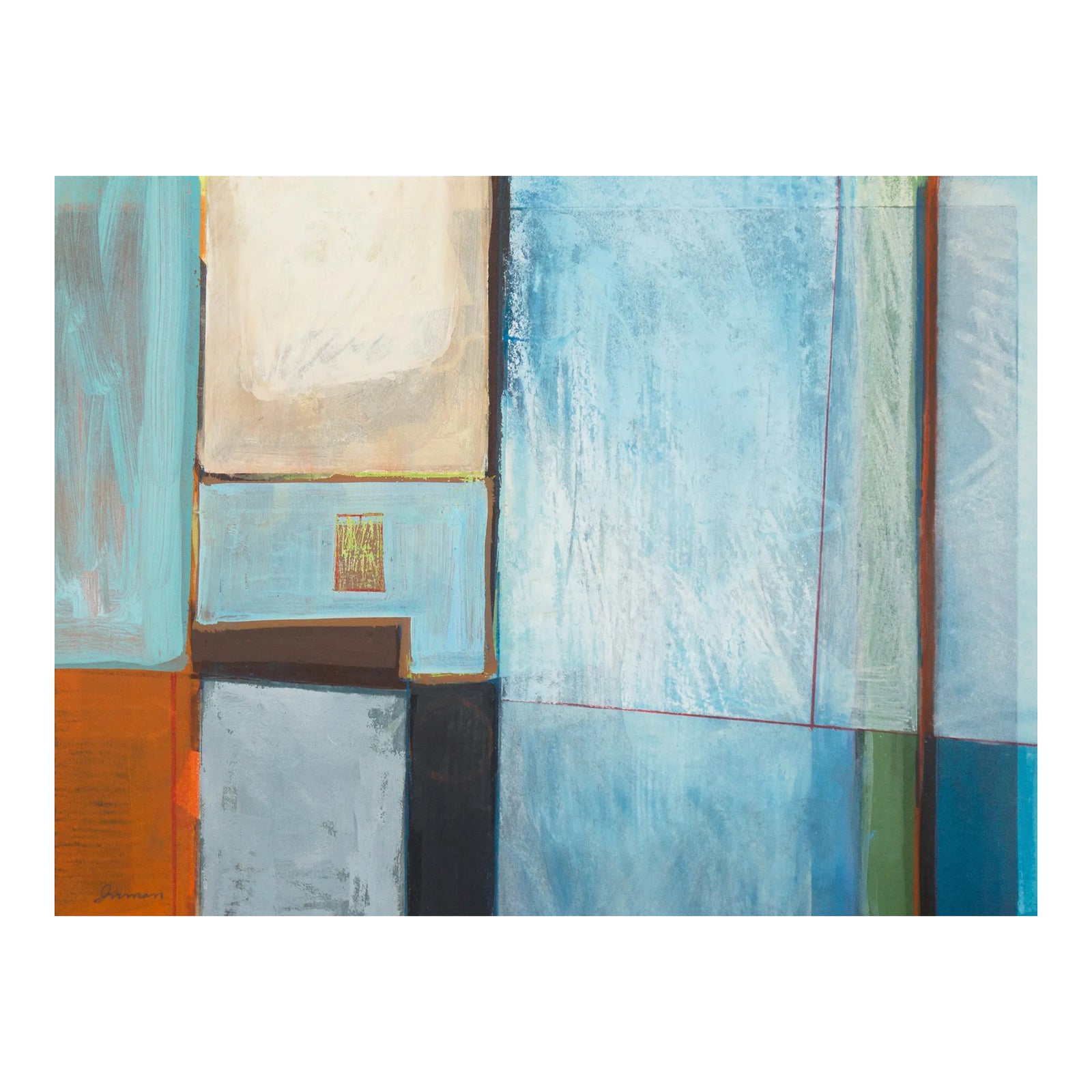 'Abstract, Ivory and Cerulean' by Robert Inman, 1979, Chouinard, Los ...