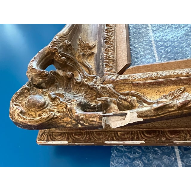 1940s French Gilded Louis XV Style Cast Frame, Les Cadres Gault, Paris For Sale - Image 9 of 11