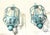 Pair of Vintage Solid Brass & Beveled Glass Wall Lantern - Sconces - Verdigris For Sale - Image 16 of 17