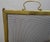 Victorian Solid Brass and Wire Mesh Fire Screen , Circa 1880s For Sale - Image 4 of 11