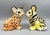 Vintage Shafford Japan Ceramic Leopard & Tiger Cub Figurines — Hand-Painted Pair — Hollywood Regency / Whimsical For Sale In Houston - Image 6 of 11
