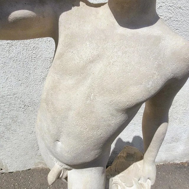 André Deluol, Standing Man, Stone Sculpture, 20th Century For Sale - Image 12 of 18