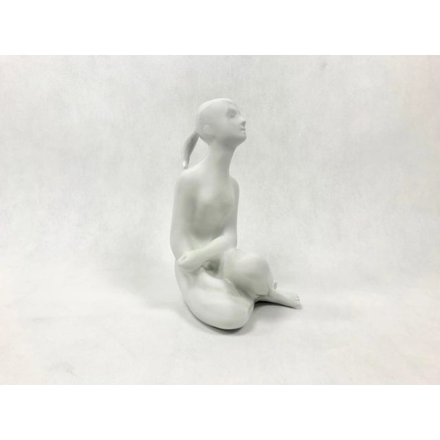 Nude Statue by J. Černoch for Royal Dux Bohemia, 1960s For Sale - Image 3 of 9