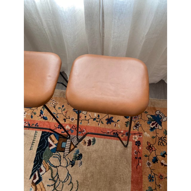 2020s Modern Brazilian Metal Counter Stool, Set of 2 For Sale - Image 5 of 7