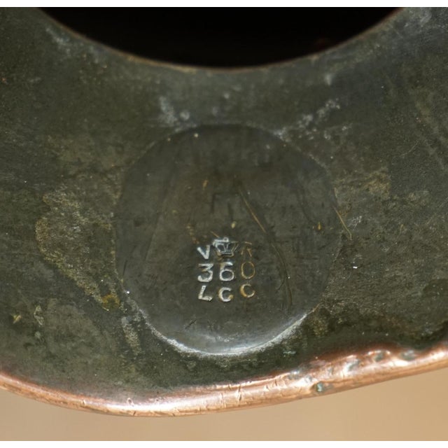 Victorian Hallmarked & Stamped 2 Gallon Copper & Brass Pitcher For Sale - Image 13 of 16