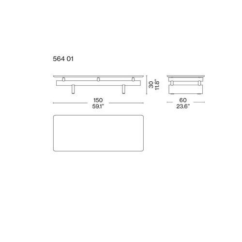 Cassina Asian Sengu Dining Coffee Table by Patricia Urquiola for Cassina For Sale - Image 4 of 18