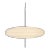 Gino Sarfatti Model No. 2065 Ceiling Light in All White For Sale