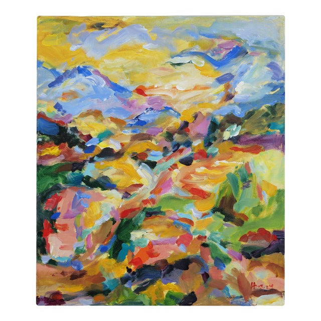 Hans-Henrik Husemann, Little Heath, Terra Series, 2024, Acrylic Painting For Sale