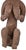African Early 20th Century Yoruba Female Figure Lifting Breasts Nigeria For Sale - Image 3 of 6