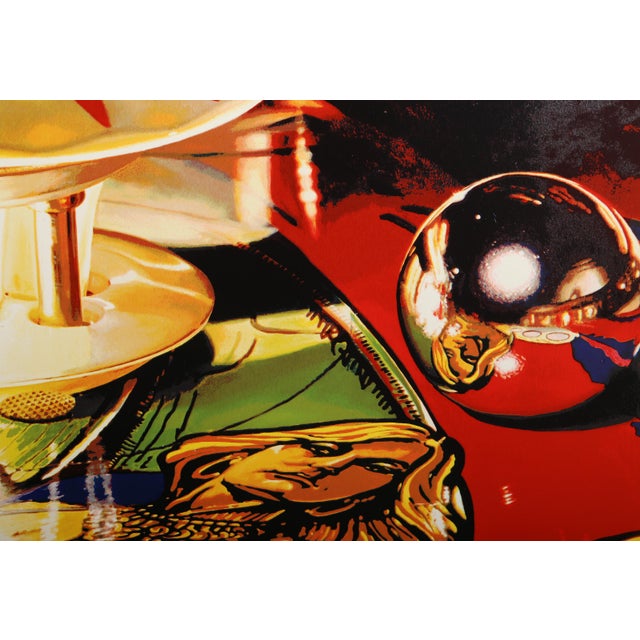 Photorealism Charles Bell, the Viking, Photorealist Screenprint For Sale - Image 3 of 4