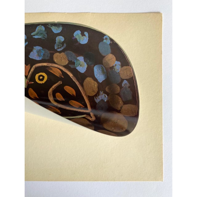 " Ceramics by Picasso " Vintage 1950 First Edition Mid Century Modernist Pablo Picasso Fine Art Lithograph Prints Portfolio - Set of 14 For Sale - Image 11 of 12