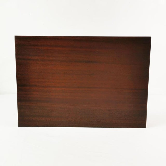 Wood Mid-Century Mahogany Coffee Table, Denmark, 1970s For Sale - Image 7 of 15