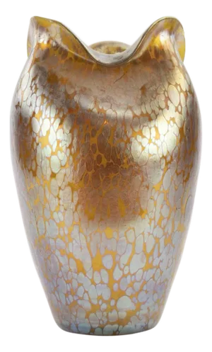 Iridescent Glass Vase attributed to Loetz, 1930s