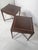 1940s C. 1940s Regency Leather and Mahogany End Tables - A Pair For Sale - Image 5 of 12