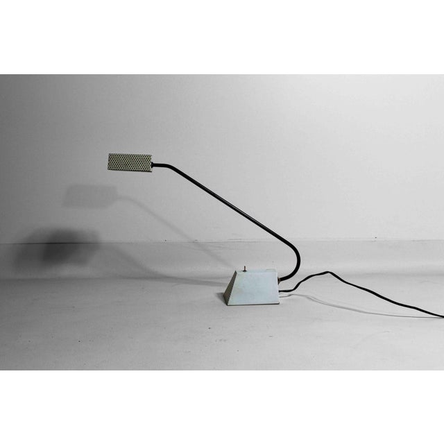 Mid-Century Modern Functionalist Geometrical Desk Lamp, France, 1950s For Sale - Image 3 of 13