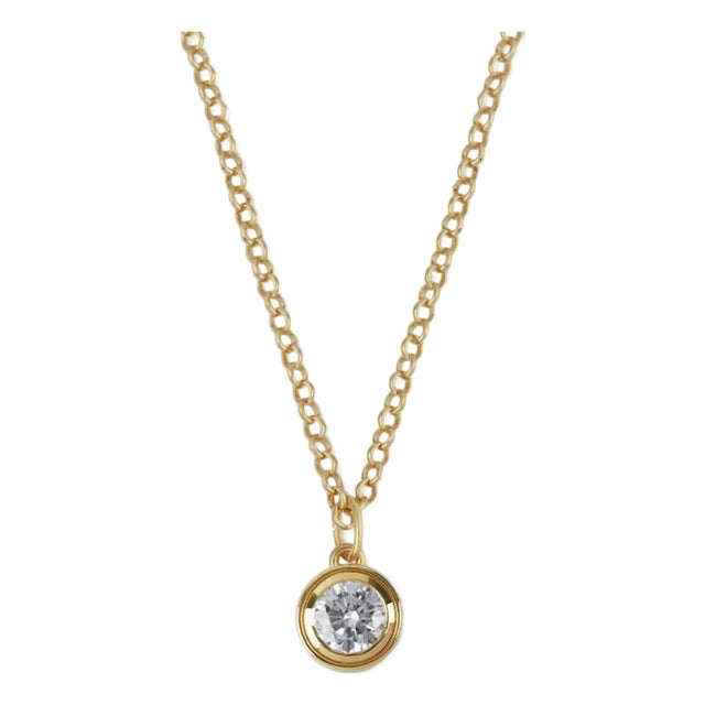 Large Bezel Necklace For Sale