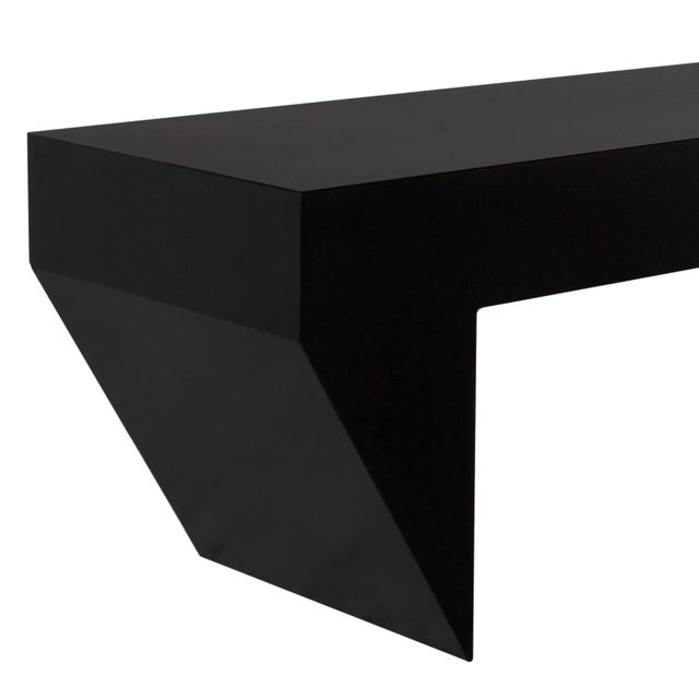 Not Yet Made - Made To Order NOIR Leeroy Coffee Table / Bench For Sale - Image 5 of 6