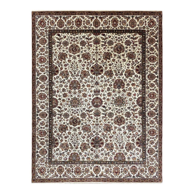 9x12 Handwoven Mughal Area Rug - 106810 For Sale