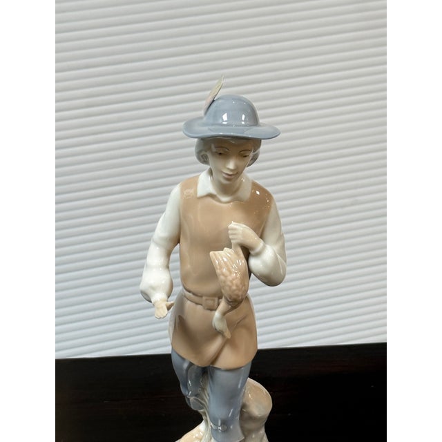 Miquel Requena for Lladró Man With Geese Porcelain Figurine, Signed For Sale - Image 12 of 12