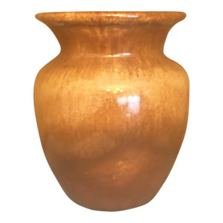 Vintage Royal Haeger Pottery Usa Brown Amber Ombre Ceramic Vase For Sale