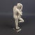 Vintage Ceramic Sculpture of Couple in Love with Glass Base, 1970s For Sale - Image 4 of 16