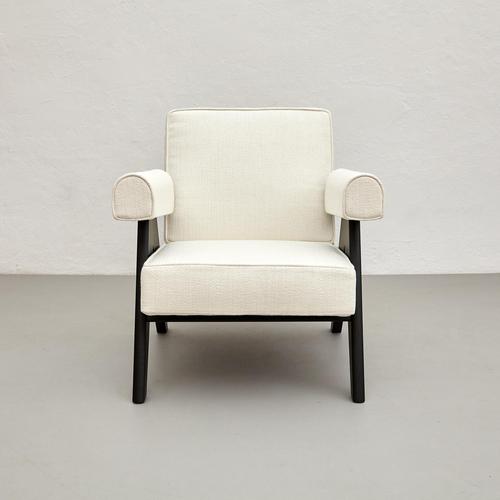 Cassina 053 Capitol Complex Armchair by Pierre Jeanneret for Cassina For Sale - Image 4 of 13