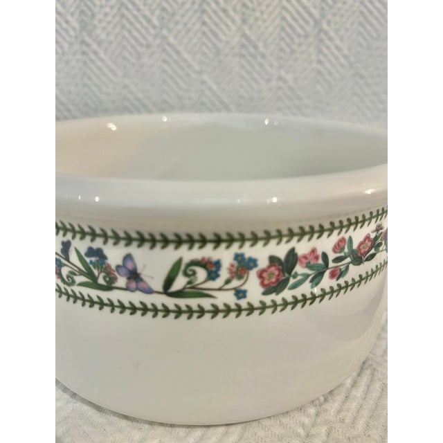 1970s Vintage Portmeirion Pottery Stoke on Trent Botanic Garden Covered Casserole Dish For Sale - Image 5 of 10