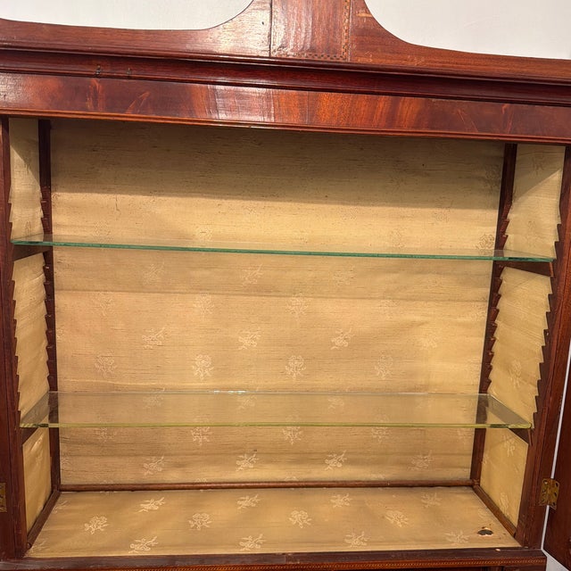 19th Century Massachusetts Federal Hepplewhite Secretary With Bookcase in Mahogany For Sale - Image 12 of 12