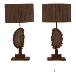 Vintage Hollywood Regency Table Lamps, 1970s, Set of 2 For Sale