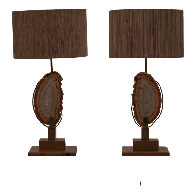 Vintage Hollywood Regency Table Lamps, 1970s, Set of 2 For Sale