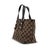 Early 21st Century Gucci Gg Canvas Small Tote Brown Monogram Leather-Trim Gold-Hardware Bag For Sale - Image 5 of 12