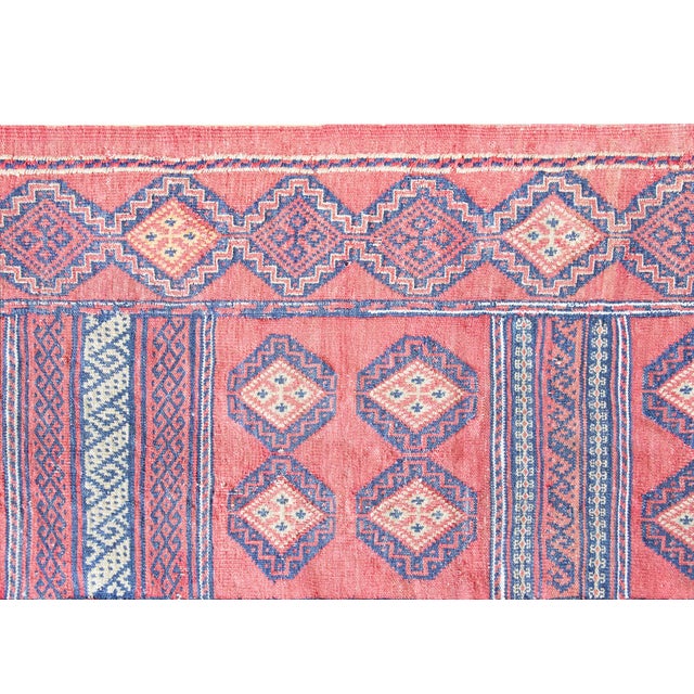 1930s Early 20th Century Afghani Sumac Rug For Sale - Image 5 of 15