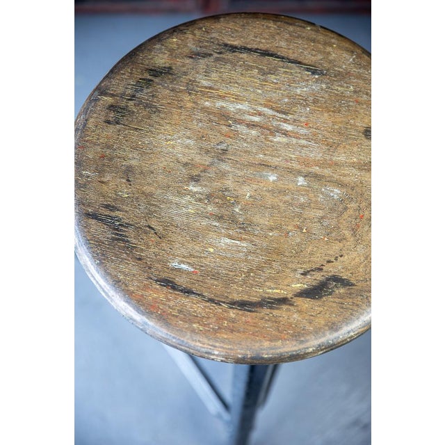 Vintage High Stool from Rowac, 1930s For Sale - Image 9 of 11
