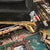 Pair of large antique 3-arm gilt bronze candelabra with black marble // Empire candle holders // black and gold // Napoleon III style For Sale In Kansas City - Image 6 of 15