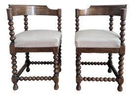 Example of Edwardian Corner Chairs