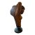 Sig de Tonancour. Signed 1984 Carved Wood Statue of Woman For Sale