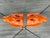Metal 1970s Pair of Orange Lacquered Horse Head Bookends For Sale - Image 7 of 7