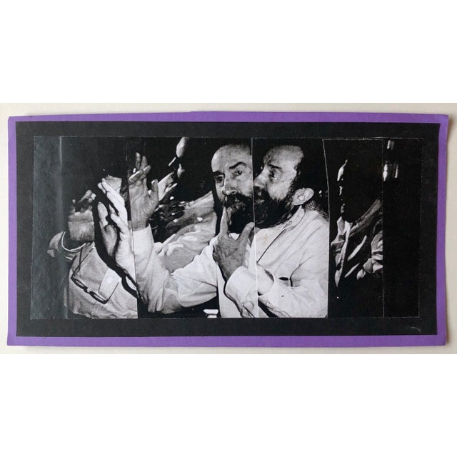 Martin Sumers, Vintage Abstract Expressionist Hyman Bloom Photo Collage Assemblage Photograph For Sale In Miami - Image 6 of 9