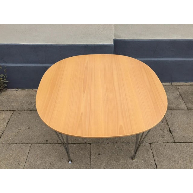 1990s Vintage Dining Table by Piet Hein & Bruno Mathsson for Fritz Hansen For Sale - Image 5 of 6